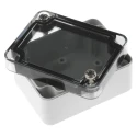 Spelsberg TK PC Series Grey Transparent Lid Polycarbonate Enclosure IP66 IK08 35 mm x 65 mm x 50 mm 