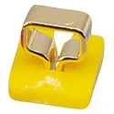 Mac 8 Yellow Insulated Phosphor Bronze Terminal Post HK-5-G-B YELLOW