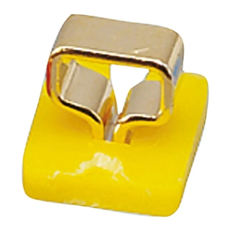 Mac 8 Yellow Insulated Phosphor Bronze Terminal Post HK-5-G-B YELLOW