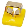 Mac 8 Yellow Insulated Phosphor Bronze Terminal Post HK-5-G-B YELLOW