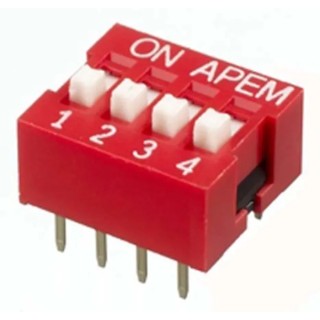 APEM Recessed Rotary Coded DIP Switch NDSR-04-V