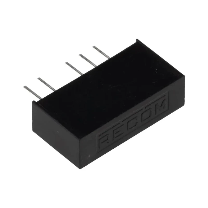 Recom 1W SIP Single/Dual Output Unregulated Isolated DC/DC Converter, 12V dc / -12 V dc, 42 mA Output Current, 5V RB-0512D
