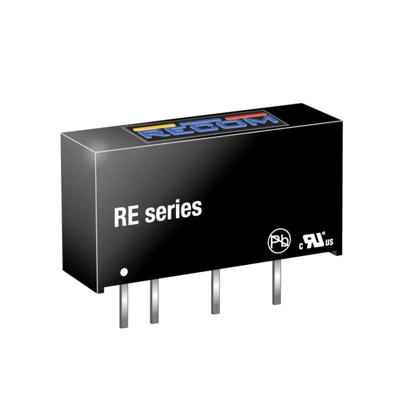 Recom DC/DC Converter 15V DC Output 66mA, 24V DC Input Through Hole Package RE-2415S