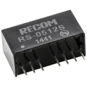 Recom 2W SIP Single Output Regulated Isolated DC-DC Converter, 12V dc Output, 166mA, 9V dc / 4.5V Input, Through RS-0512S