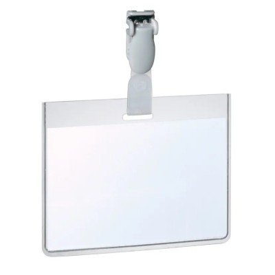Durable Transparent Polyvinyl Chloride Name Badge 60 x 90 mm 8143-19