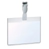 Durable Transparent Polyvinyl Chloride Name Badge 60 x 90 mm 8143-19