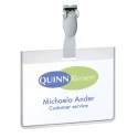 Durable Transparent Polyvinyl Chloride Name Badge 60 x 90 mm 8143-19