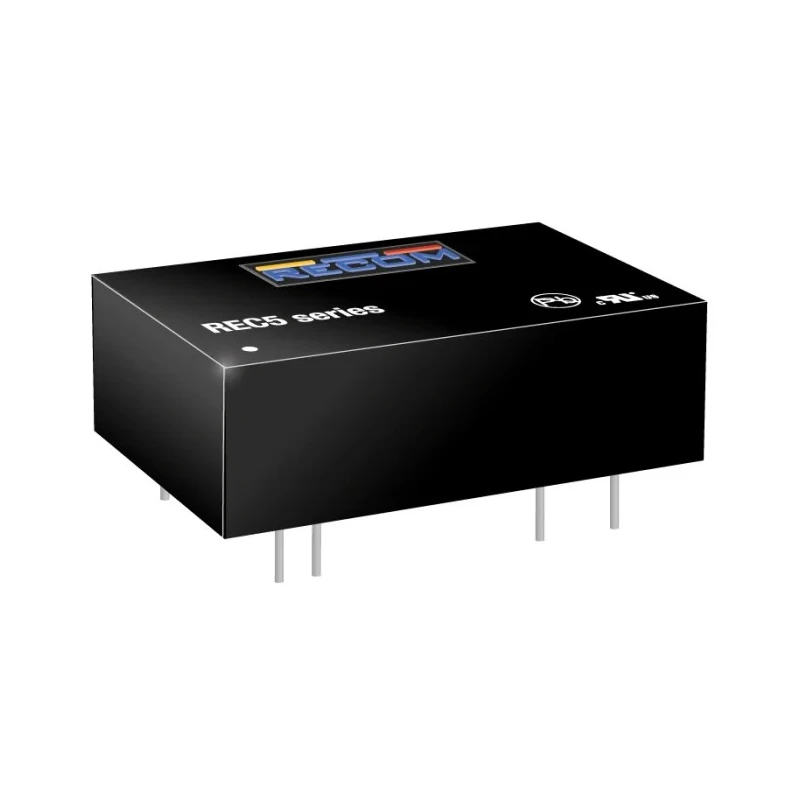Recom DC/DC Converter 5V DC 1A, 18V-36V Input, 5W Through Hole DIP Package REC5
