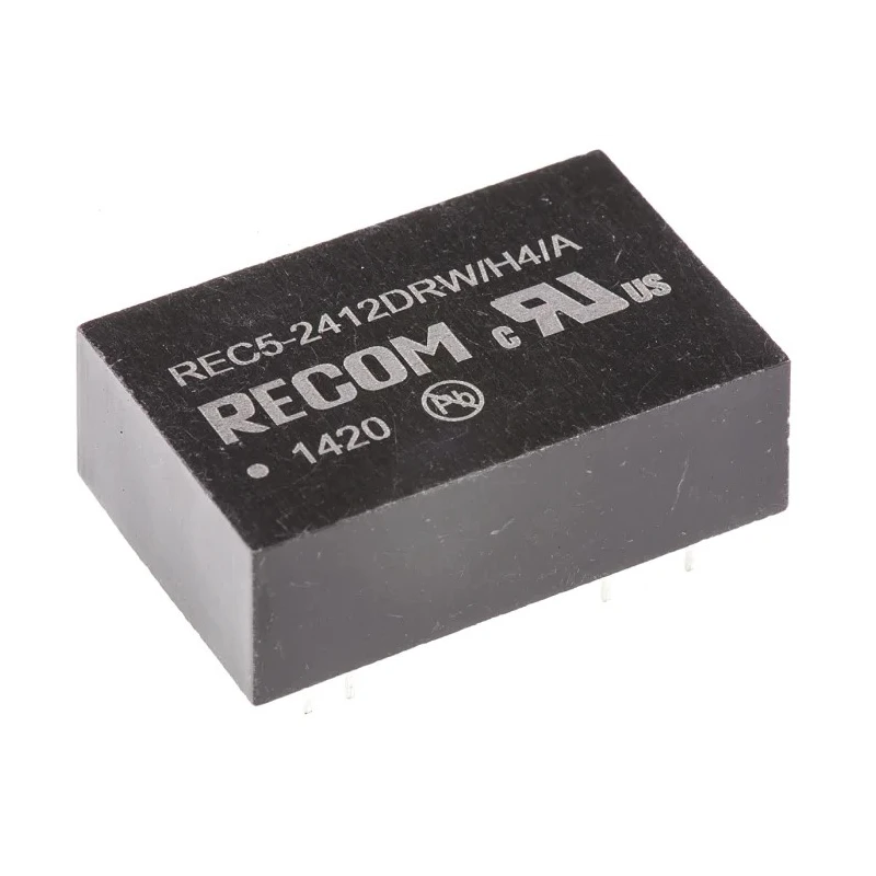 Recom DC/DC Converter, 12V DC output, 210 mA, 36V DC max input, 18V min input, 5W power, Through Hole Mount, 75°C max REC5