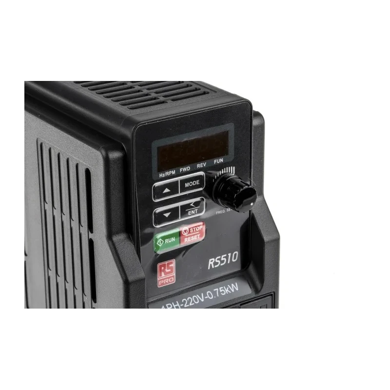RS PRO Single-Phase Inverter Drive, 750 W, 1 Phase, RS510 Series, 240V AC, 4.3 A RS510