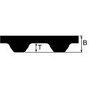 Contitech Timing Belt 48 Teeth, 609.5 mm Length, 25.4 mm Width 240 H 100