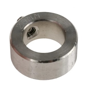 RS PRO Shaft Collar One Piece Set Screw Stainless Steel Bore 20 mm OD 32 mm Width 14 mm 122-3457