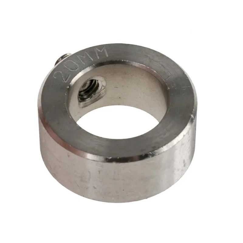 RS PRO Shaft Collar One Piece Set Screw Stainless Steel Bore 20 mm OD 32 mm Width 14 mm 122-3457