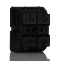 WAGO 862 Series Terminal Strip, 2-Way, 12AWG, 20 AWG Wire, 32A Cage Clamp 862-1552