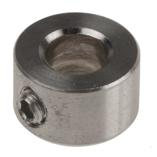RS PRO Stainless Steel One Piece Shaft Collar Set Screw Fastening, Bore Diameter 5 mm, Outside Diameter 10 mm 122-3448