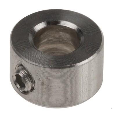 RS PRO Stainless Steel One Piece Shaft Collar Set Screw Fastening, Bore Diameter 5 mm, Outside Diameter 10 mm 122-3448