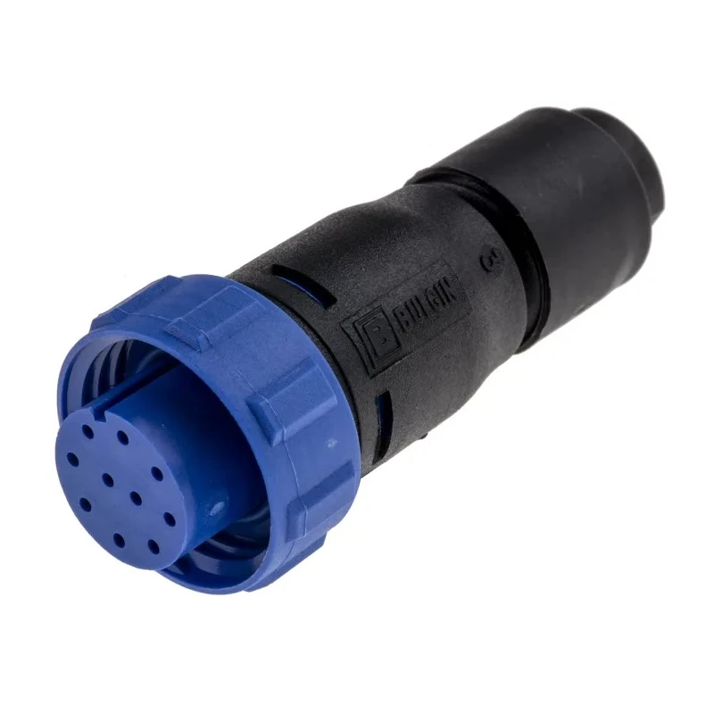 Bulgin Miniature Circular Connector Socket, Female, 10 Contacts, Cable Mount, IP68 Rated, Buccaneer 400 PX0410/10S/6065