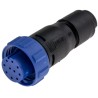 Bulgin Miniature Circular Connector Socket, Female, 10 Contacts, Cable Mount, IP68 Rated, Buccaneer 400 PX0410/10S/6065