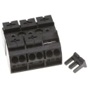 WAGO 862 Series Terminal Strip 3-Way, 12AWG 20 AWG Wire, 32A Cage Clamp 862-1503