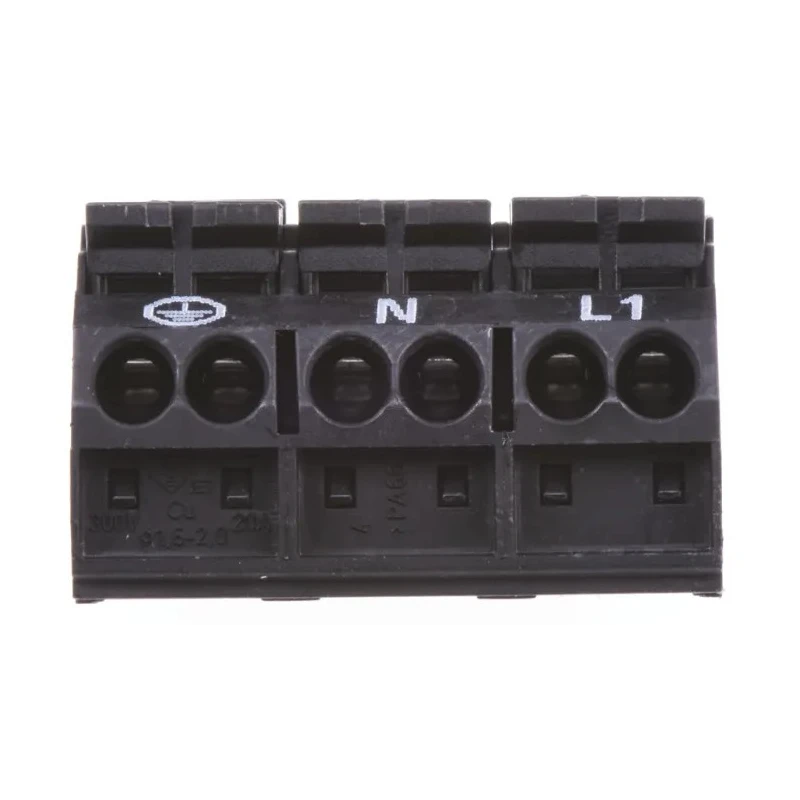 WAGO 862 Series Terminal Strip 3-Way, 12AWG 20 AWG Wire, 32A Cage Clamp 862-1503