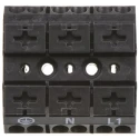 WAGO 862 Series Terminal Strip 3-Way, 12AWG 20 AWG Wire, 32A Cage Clamp 862-1503