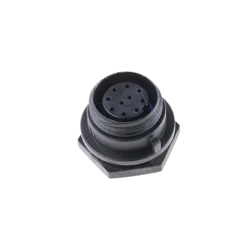 Bulgin Circular Connector Miniature Front Mount Socket 10 Contacts IP68 Buccaneer 400 Series PX0412/10S