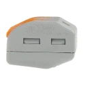 WAGO 222 Series Lever Connector 3-Way 12AWG, 28 AWG Wire, 32A Cage Clamp 222-413