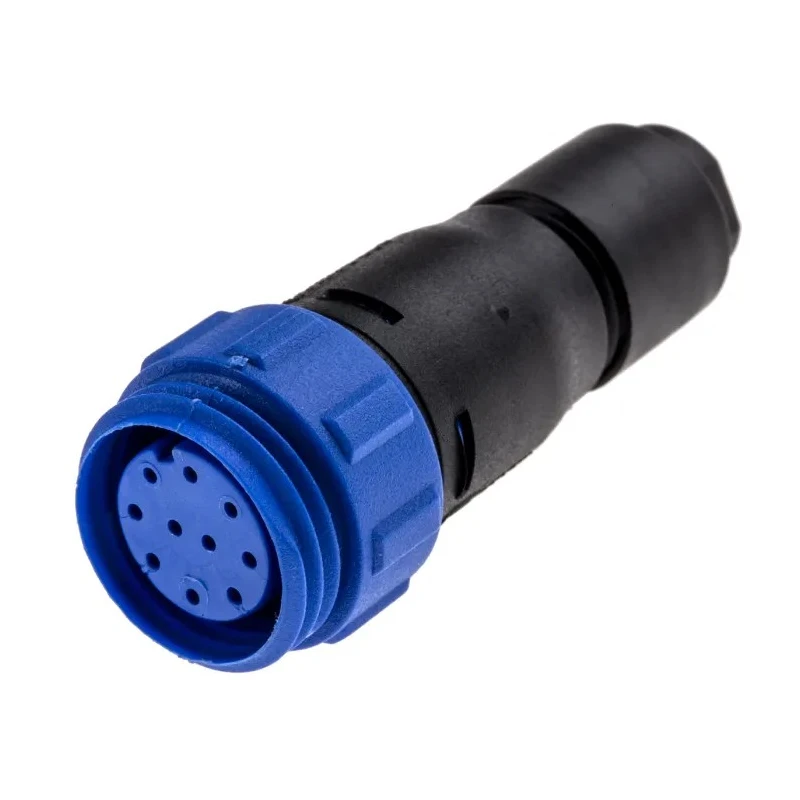 Bulgin Industrial Circular Connector, 10 Contacts, Cable Mount, Miniature Size, Socket Female, IP68 PX0411/10S/6065