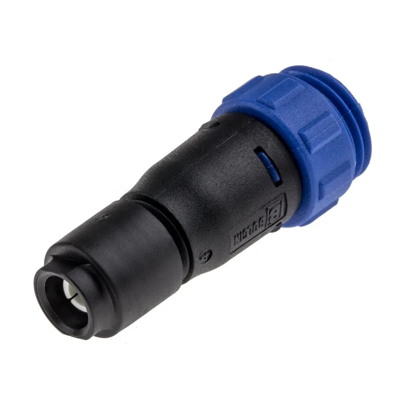 Bulgin Industrial Circular Connector, 10 Contacts, Cable Mount, Miniature Size, Socket Female, IP68 PX0411/10S/6065