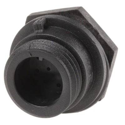 Bulgin Circular Connector, 10 Contacts, Front Mount Plug, Male, Miniature, IP68, Buccaneer 400 Series PX0412/10P