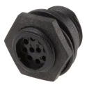 Bulgin Circular Connector, 10 Contacts, Front Mount Plug, Male, Miniature, IP68, Buccaneer 400 Series PX0412/10P