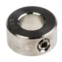 RS PRO Stainless Steel Shaft Collar, One Piece, Set Screw, Bore 8mm, OD 16mm, Width 8mm 122-3450