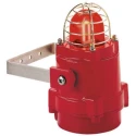 e2s BExBG05 Series Red Beacon 48V AC Strobe Bracket Mount, Xenon Bulb, Marine Grade Copper Free Aluminium, IP67 BExBG05