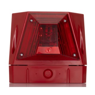 Eaton Asserta Series Red Sounder-Beacon Combination, IP66 30V AC Wall Mount 122 dB at 1m Electronic 