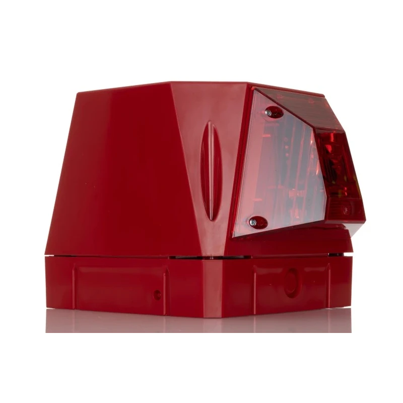 Eaton Asserta Series Red Sounder-Beacon Combination, IP66 30V AC Wall Mount 122 dB at 1m Electronic 