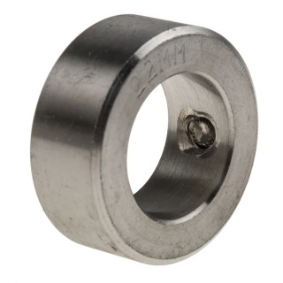 RS PRO Stainless Steel Shaft Collar, One Piece, Set Screw, Bore 22 mm, Outside Diameter 36 mm, Width 14 mm 122-3458
