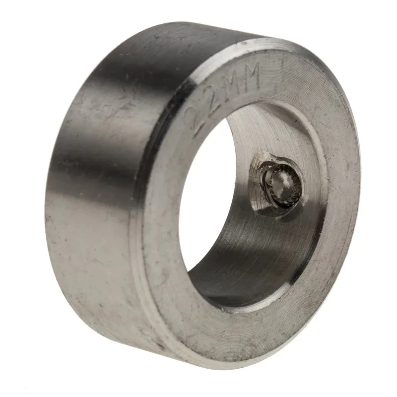 RS PRO Stainless Steel Shaft Collar, One Piece, Set Screw, Bore 22 mm, Outside Diameter 36 mm, Width 14 mm 122-3458