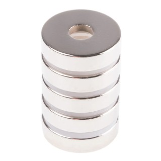 Eclipse Neodymium Ring Magnet Length 6 mm Width 20 mm Thickness 5 mm Grade 42 CE Certified N844S