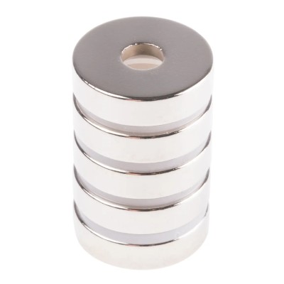 Eclipse Neodymium Ring Magnet Length 6 mm Width 20 mm Thickness 5 mm Grade 42 CE Certified N844S