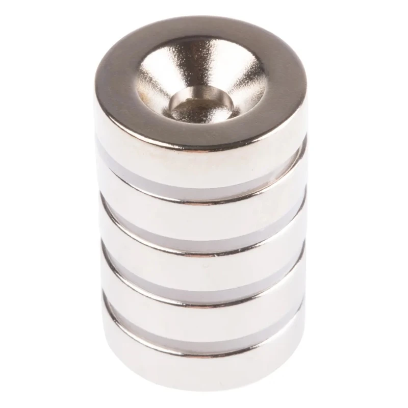 Eclipse Neodymium Ring Magnet Length 6 mm Width 20 mm Thickness 5 mm Grade 42 CE Certified N844S