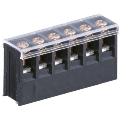 Yoshida Electric Industry PCB Terminal Block 6-Contact 7.62 mm Pitch 1 Row 250V 10A PBX7C51-6E