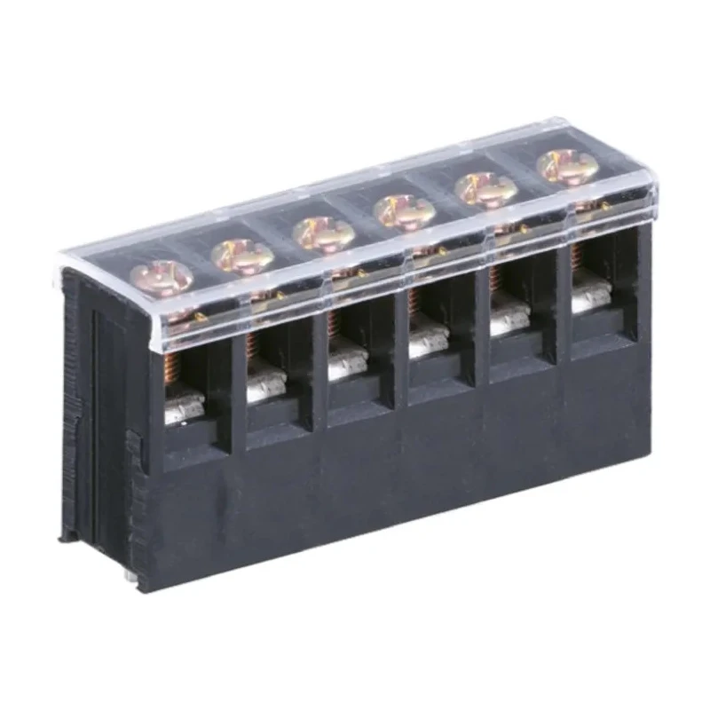 Yoshida Electric Industry PCB Terminal Block 6-Contact 7.62 mm Pitch 1 Row 250V 10A PBX7C51-6E