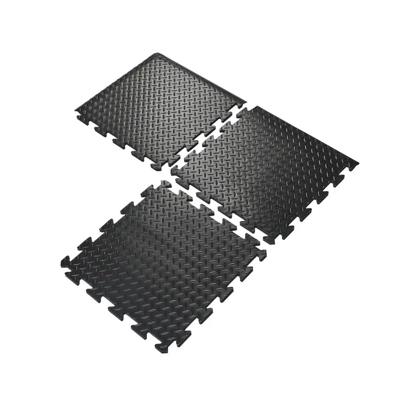 Coba Europe Interlinking End Tile Polyvinyl Chloride Anti-Fatigue Mat 500mm x 500mm x 15mm DP010009