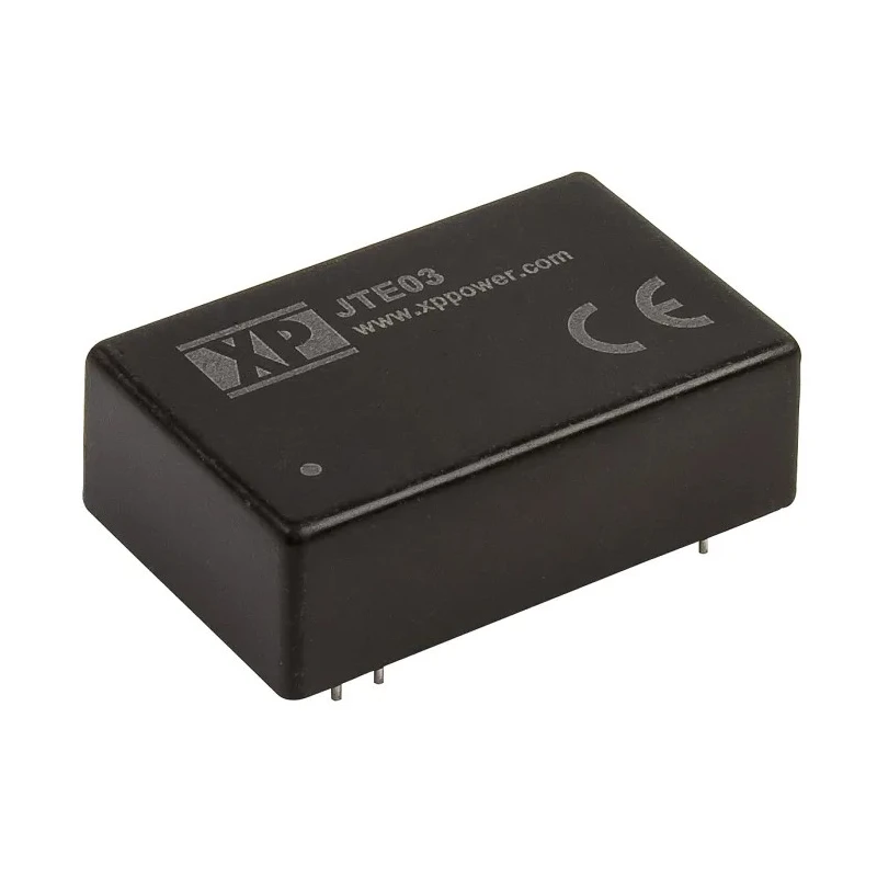 XP Power DC/DC Converter 3W 3.3 V Output, 450 mA, 36V dc Input, Through Hole DIP-24 Package JTE03