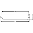 Greenlee 1 Piece Punch & Die Set Hydraulic, 58.4 x 11.3 mm Hole Size, 1.6 mm Mild Steel Cutting Capacity 50124757