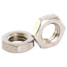 RS PRO Plain Stainless Steel Hex Nut M20 Half Height, Plain Finish, DIN 439B 122-4408