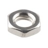 RS PRO Plain Stainless Steel Half Hex Nut M8, DIN 439B, 4mm Height 122-4412