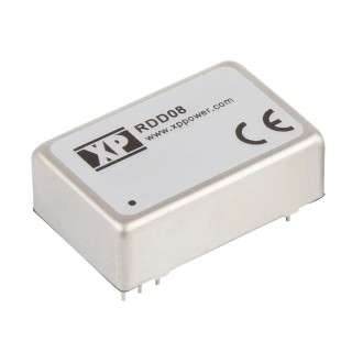 XP Power RDD Series DC/DC Converter 12V 665mA 176V Input 42V Input 8W Through Hole DIP-24 Package RDD08110S12