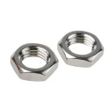 RS PRO Plain Stainless Steel Hex Nut M16 Half Height DIN 439B 8mm 122-4415