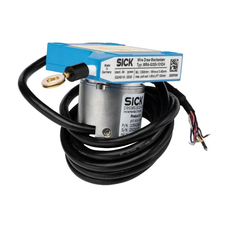 SICK ECOline Series Wire Draw Linear Measuring Encoder 30V, 2500 ppr, HTL Signal, Servo Flange PFG05-E1KM0160 / 1060971